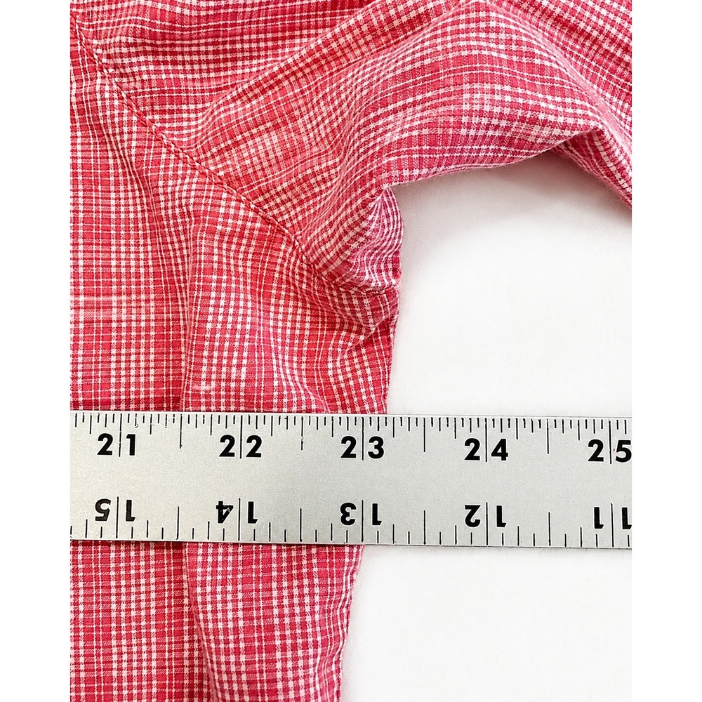 Rockies Western Shirt Women XXL Pink Good Gingham Snap Front Plaid RT31341031 - Picture 12 of 14